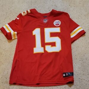 Nike Kids Red and White Sports Jersey